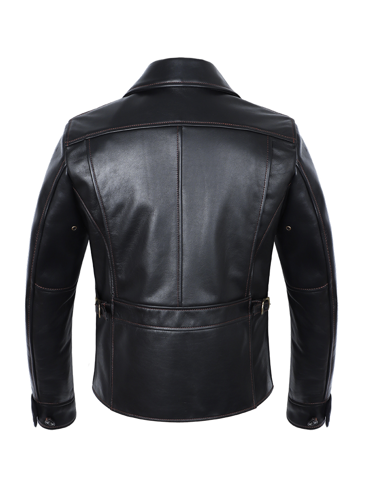 Jack Hollywood Buttoned Leather Jacket